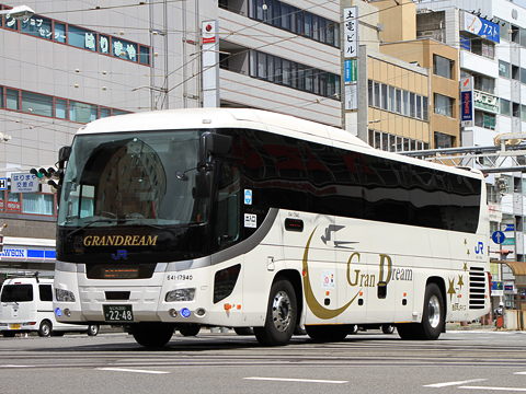 西日本JRバス「高知エクスプレス」　641-17940