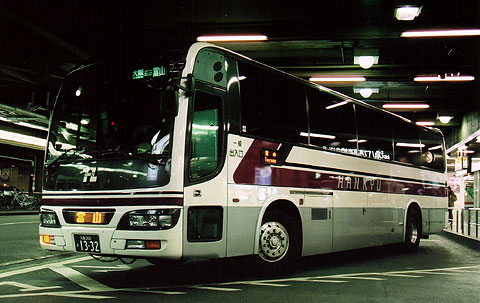 阪急バス「大阪・京都～富山線」　1332