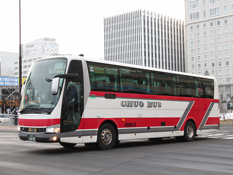 北海道中央バス「スターライト釧路号」　2445