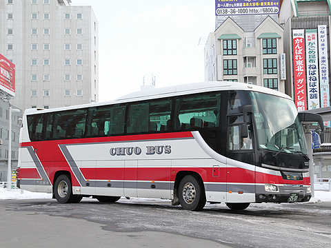 北海道中央バス「高速はこだて号」　2537