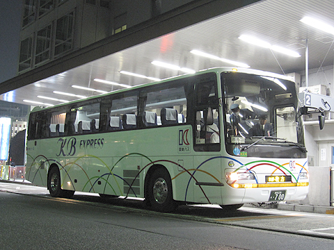 関東バス「東京ミッドナイトエクスプレス京都号」･700