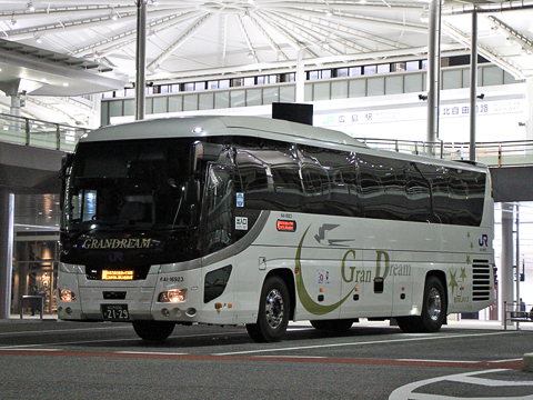 西日本JRバス「グランドリーム広島/大阪号」　2129